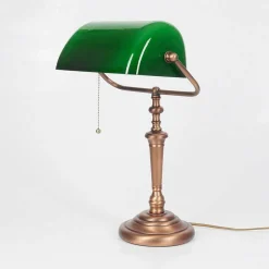 Lampe De Table Argyle Bronze, 1 Lumiere