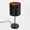 Lampe De Table Arnoya Noir, 1 Lumiere