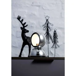 Lampe De Table Artemide Eclisse Argente, 1 Lumiere