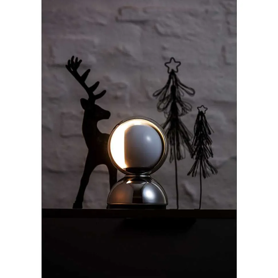 Lampe De Table Artemide Eclisse Argente, 1 Lumiere