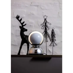Lampe De Table Artemide Eclisse Argente, 1 Lumiere