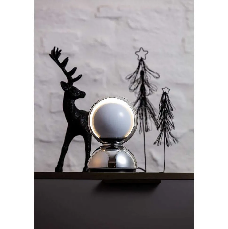 Lampe De Table Artemide Eclisse Argente, 1 Lumiere