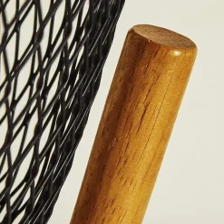 Lampe De Table Ateponta Bois Clair, Noir, 1 Lumiere