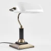 Lampe De Table Barbe Laiton, Noir, 1 Lumiere