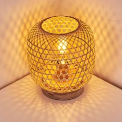 Lampe De Table Batumi Brun, 1 Lumiere