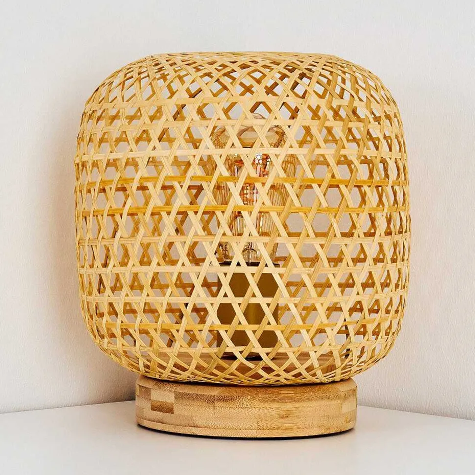 Lampe De Table Batumi Brun, 1 Lumiere