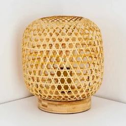 Lampe De Table Batumi Brun, 1 Lumiere