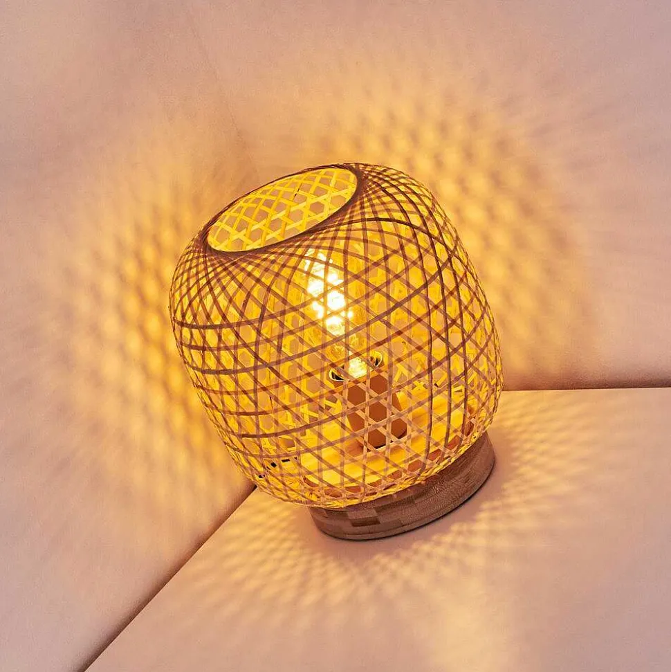 Lampe De Table Batumi Brun, 1 Lumiere