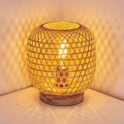 Lampe De Table Batumi Brun, 1 Lumiere