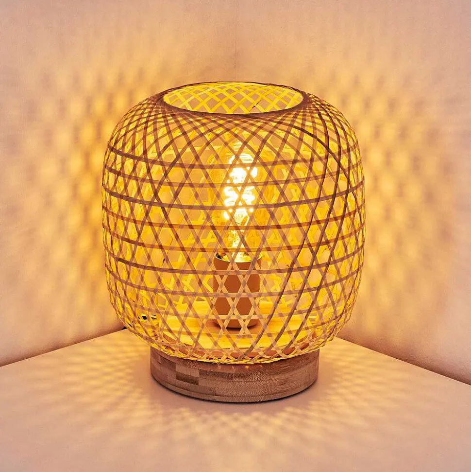 Lampe De Table Batumi Brun, 1 Lumiere