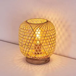 Lampe De Table Batumi Brun, 1 Lumiere