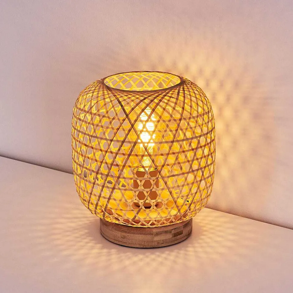 Lampe De Table Batumi Brun, 1 Lumiere