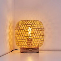 Lampe De Table Batumi Brun, 1 Lumiere