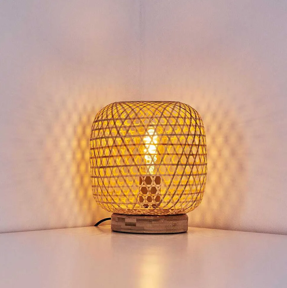 Lampe De Table Batumi Brun, 1 Lumiere