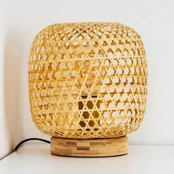 Lampe De Table Batumi Brun, 1 Lumiere