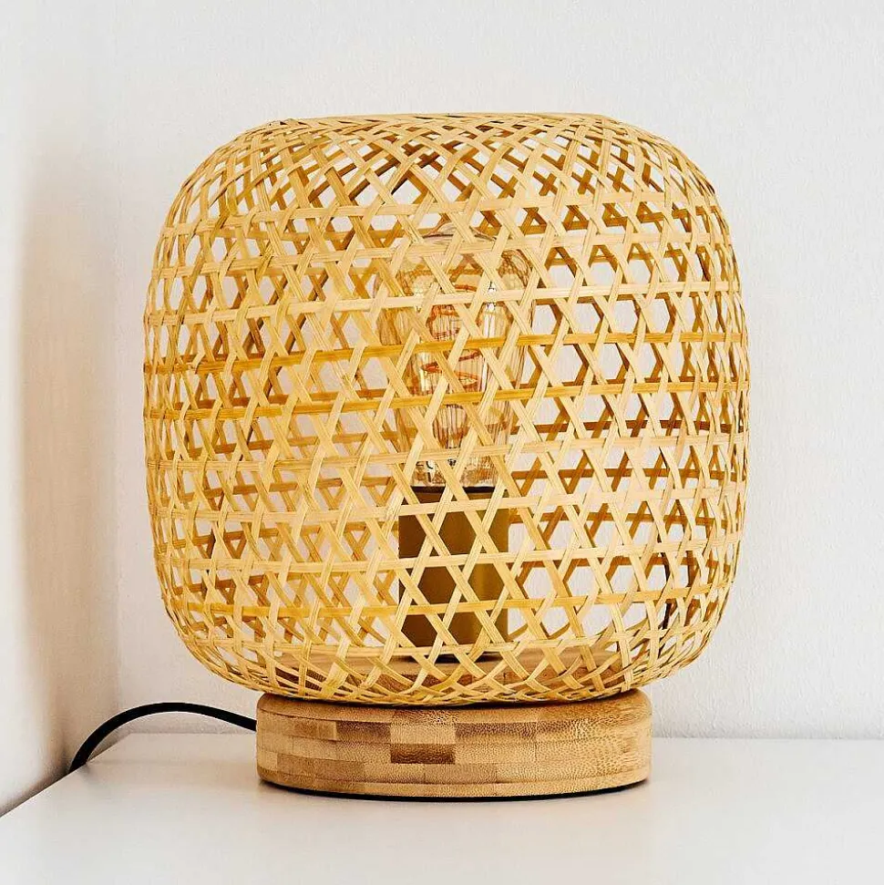 Lampe De Table Batumi Brun, 1 Lumiere