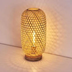 Lampe De Table Batumi Brun, 1 Lumiere