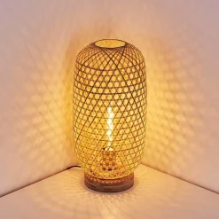 Lampe De Table Batumi Brun, 1 Lumiere