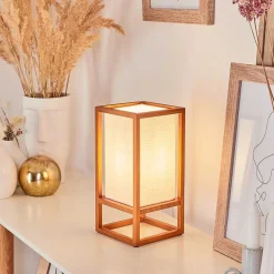 Lampe De Table Blandin Ecru, 1 Lumiere