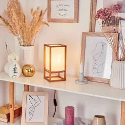 Lampe De Table Blandin Ecru, 1 Lumiere