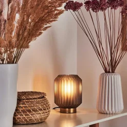 Lampe De Table Briel Laiton, 1 Lumiere