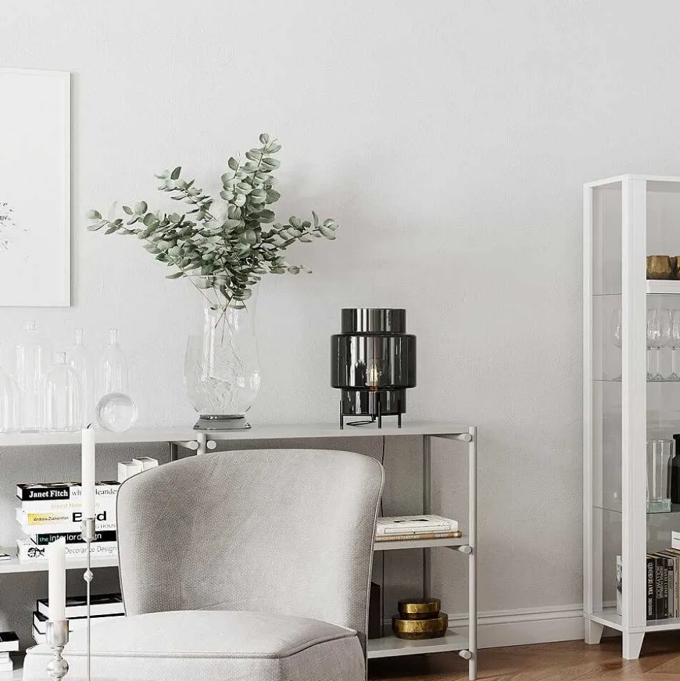 Lampe De Table By Rydens Ebbot Noir, 1 Lumiere