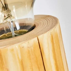 Lampe De Table Canedo Brun, 1 Lumiere