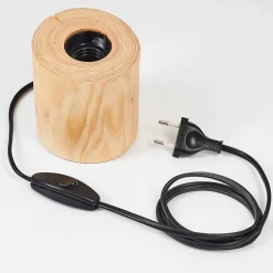 Lampe De Table Canedo Brun, 1 Lumiere