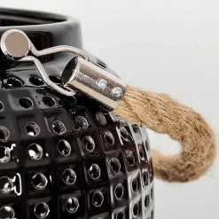 Lampe De Table Catasel Ecru, Noir, 1 Lumiere