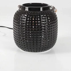 Lampe De Table Catasel Ecru, Noir, 1 Lumiere