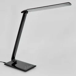 Lampe De Table Chozendo Led Noir, 1 Lumiere