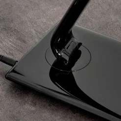 Lampe De Table Chozendo Led Noir, 1 Lumiere