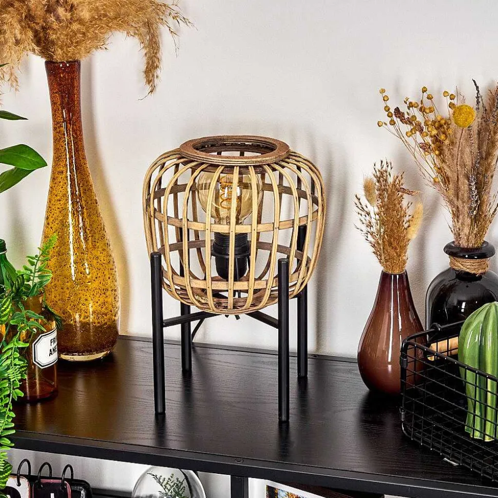 Lampe De Table Combeima Noir, 1 Lumiere