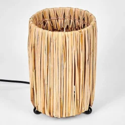 Lampe De Table Cricket Ecru, Noir, 1 Lumiere