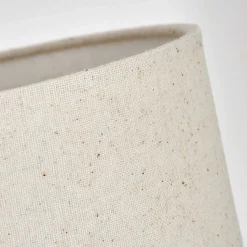 Lampe De Table Dambrois Brun, Ecru, 1 Lumiere