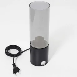 Lampe De Table Dulcita Noir, 1 Lumiere