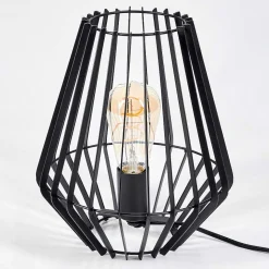 Lampe De Table Emporia Noir, 1 Lumiere