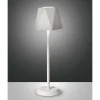 Lampe De Table Fabas-Luce Katy Led Blanc, 1 Lumiere