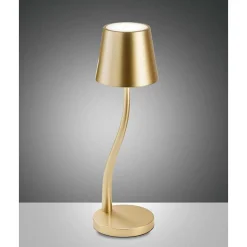 Lampe De Table Fabas-Luce Judy Led Or, 1 Lumiere