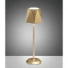 Lampe De Table Fabas-Luce Katy Led Or, 1 Lumiere