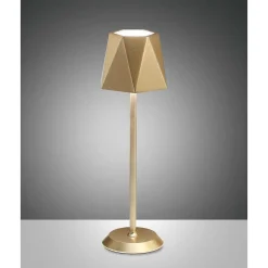 Lampe De Table Fabas-Luce Katy Led Or, 1 Lumiere