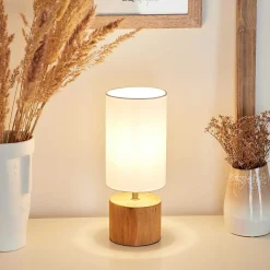 Lampe De Table Geneva Ecru, 1 Lumiere