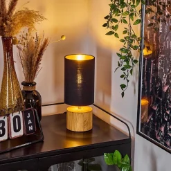 Lampe De Table Geneva Ecru, 1 Lumiere