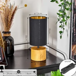 Lampe De Table Geneva Ecru, 1 Lumiere