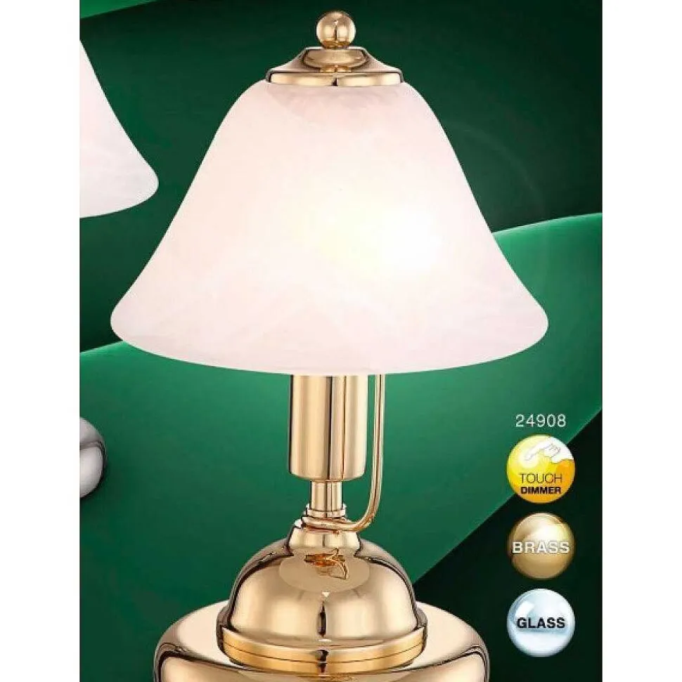 Lampe De Table Globo Antique I Laiton, 1 Lumiere