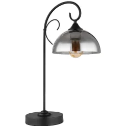 Lampe De Table Globo Cottage Noir, 1 Lumiere