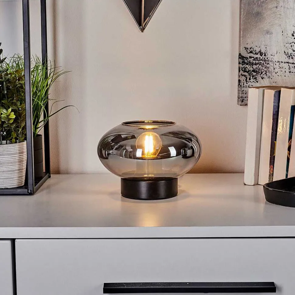 Lampe De Table Haikala Noir, 1 Lumiere