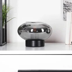 Lampe De Table Haikala Noir, 1 Lumiere