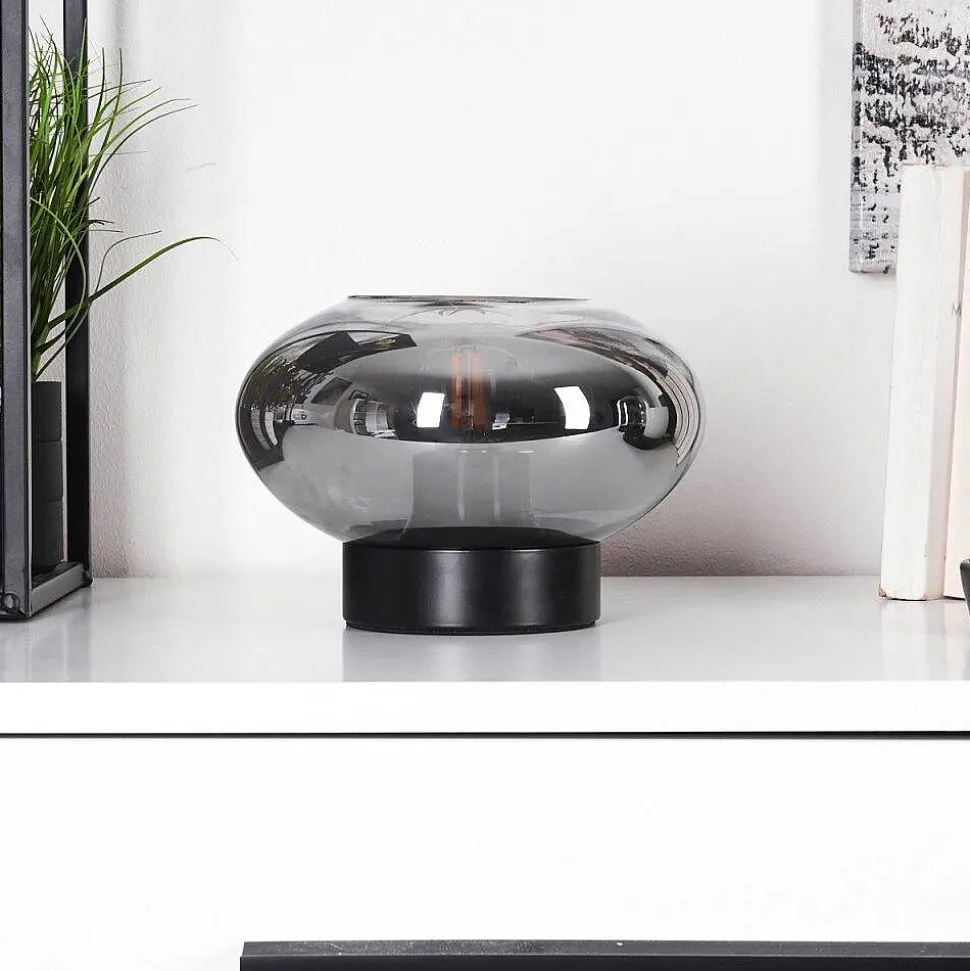 Lampe De Table Haikala Noir, 1 Lumiere