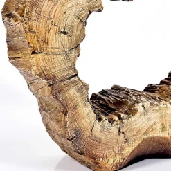 Lampe De Table Hasteboda Led Brun, Couleur Bois, 1 Lumiere